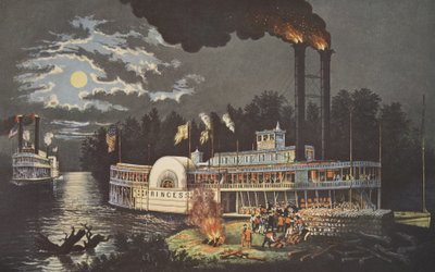 Wooding Up On The Mississippi by American School